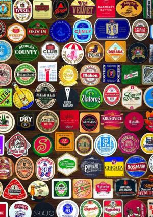 Coasters Food and Drink Jigsaw Puzzle By Piatnik