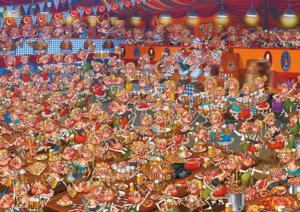 Ruyer Bavarian Festival Carnival & Circus Impossible Puzzle By Piatnik