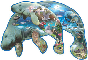 Manatees Lakes / Rivers / Streams Jigsaw Puzzle By SunsOut