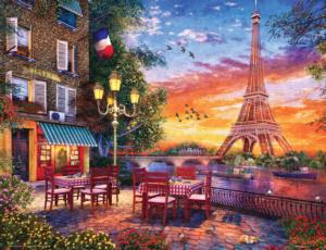 Paris Romance Sunrise & Sunset Jigsaw Puzzle By Springbok