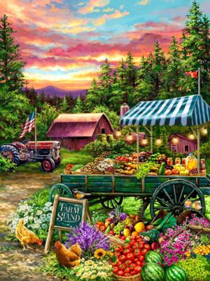 The Fruit Stand Food and Drink Jigsaw Puzzle By Springbok