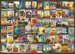 Travels Collage Jigsaw Puzzle By D-Toys
