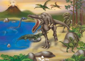 Hunter Dinosaurs Children's Puzzles By D-Toys