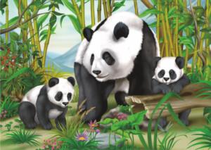Panda Pandas Children's Puzzles By D-Toys