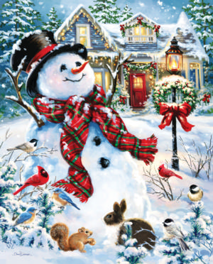 Old Fashioned Holiday Christmas Jigsaw Puzzle By Springbok