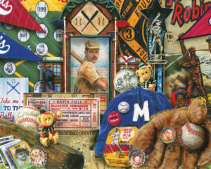 Vintage Baseball Nostalgic / Retro Jigsaw Puzzle By Springbok