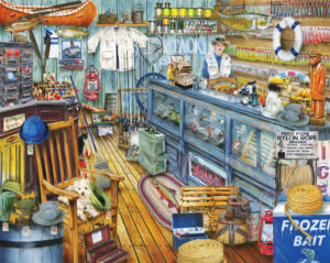 The Bait Shop Fishing Jigsaw Puzzle By Springbok