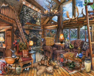 The Hunting Lodge Cabin & Cottage Jigsaw Puzzle By Springbok