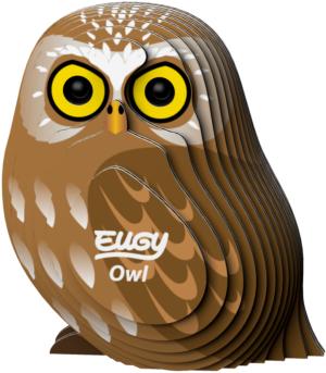 Owl Eugy Birds Children's Puzzles By Geo Toys