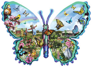 Butterfly Farm Butterflies and Insects Jigsaw Puzzle By SunsOut