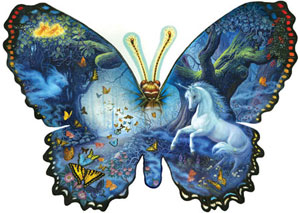 Fantasy Butterfly Unicorns Jigsaw Puzzle By SunsOut
