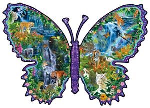 Rainforest Butterfly Butterflies and Insects Jigsaw Puzzle By SunsOut