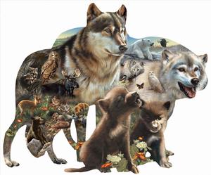 Wolf Pack Wildlife Jigsaw Puzzle By SunsOut