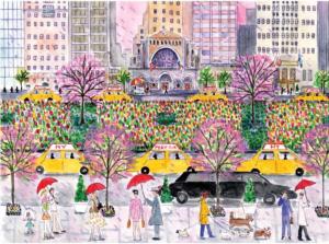 Spring on Park Avenue New York Jigsaw Puzzle By Galison