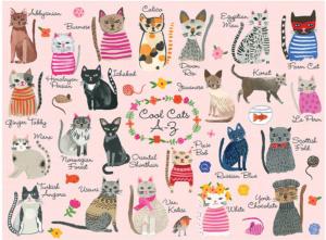 Cool Cats A-Z Cats Jigsaw Puzzle By Galison