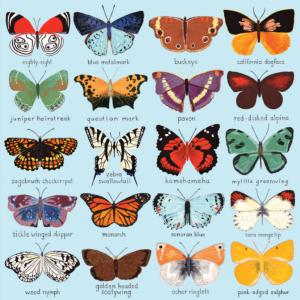 Butterflies of North America Butterflies and Insects Jigsaw Puzzle By Galison