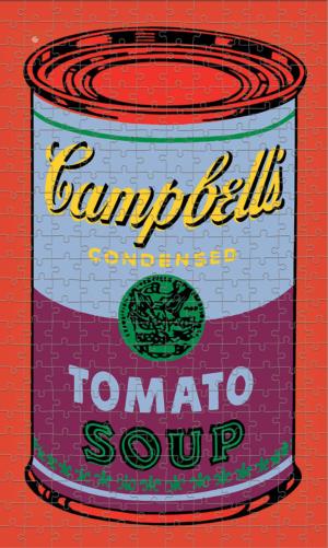 Andy Warhol Soup Can Red Violet