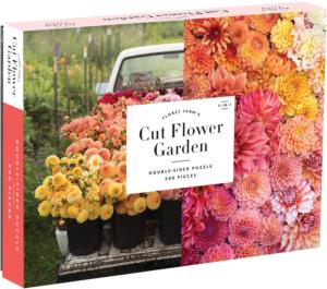 Floret Farm's Cut Flower Garden Flowers Double Sided Puzzle By Galison