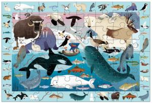 Arctic Life Search & Find Children's Cartoon Children's Puzzles By Mudpuppy
