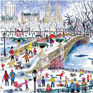Bow Bridge in Central Park New York Jigsaw Puzzle By Galison