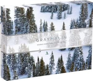 Gray Malin Snow Winter Double Sided Puzzle By Galison