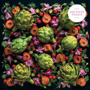 Artichoke Floral Fruit & Vegetable Jigsaw Puzzle By Galison
