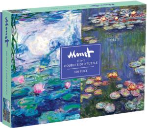 Monet 500 Piece Double Sided Puzzle Impressionism & Post-Impressionism Double Sided Puzzle By Galison