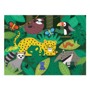 Rainforest Animals Chunky / Peg Puzzle By Mudpuppy