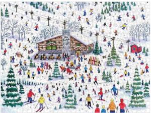 Apres Ski Sports Jigsaw Puzzle By Galison
