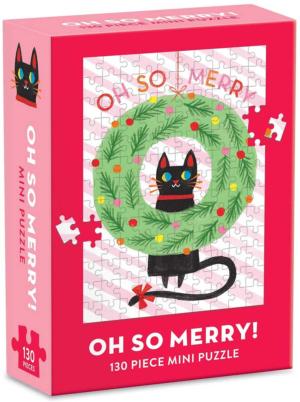 Oh So Merry Mini Puzzle Christmas Miniature Puzzle By Galison