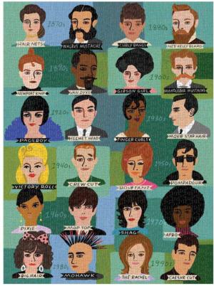 History of Hairdos Nostalgic / Retro Jigsaw Puzzle By Galison