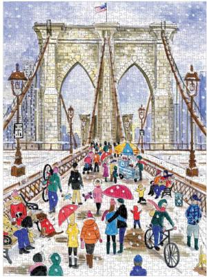 Brooklyn Bridge New York Jigsaw Puzzle By Galison