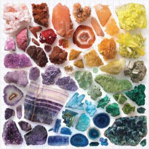 Rainbow Crystals Pattern / Assortment Jigsaw Puzzle By Galison