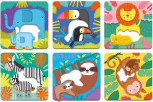 Jungle Babies I Love You Animals Children's Puzzles By Mudpuppy