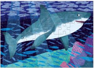 Great White Shark (Mini) Under The Sea Children's Puzzles By Mudpuppy
