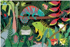 Frogs & Lizards - Scratch and Dent Reptile & Amphibian Jigsaw Puzzle By Mudpuppy