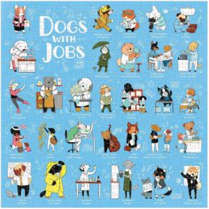 Dogs With Jobs Dogs Jigsaw Puzzle By Galison