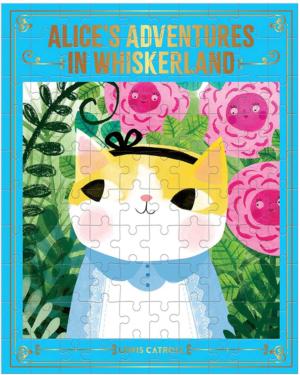 Alice's Adventures in Whiskerland Books & Reading Jigsaw Puzzle By Mudpuppy