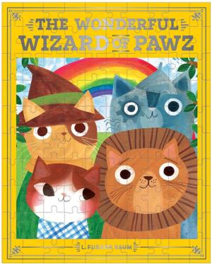 The Wonderful Wizard of Pawz Books & Reading Jigsaw Puzzle By Mudpuppy