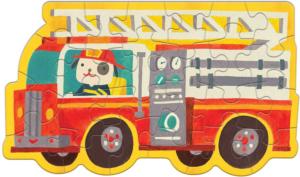 Firetruck Mini Puzzle Vehicles Children's Puzzles By Mudpuppy