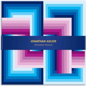 Jonathan Adler Infinity Pattern & Geometric Wooden Jigsaw Puzzle By Galison
