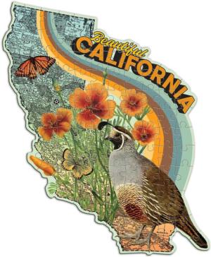 Wendy Gold California Mini Puzzle Flower & Garden Miniature Puzzle By Galison