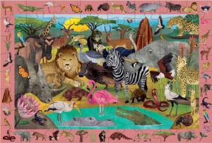 African Safari Puzzle Safari Animals Children's Puzzles By Mudpuppy
