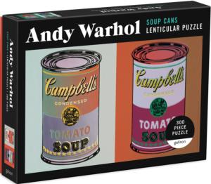 Andy Warhol Soup Cans Lenticular Puzzle