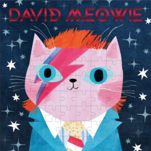 David Meowie Music Cats Puzzle Famous People Children's Puzzles By Mudpuppy