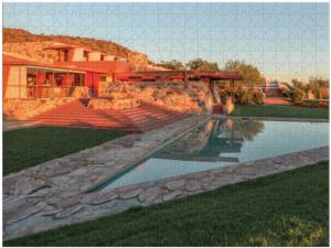Frank Lloyd Wright Taliesin and Taliesin West Double-Sided Puzzle