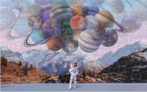 Space Bound Lenticular Puzzle Space Lenticular Puzzle By Galison