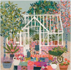 Greenhouse Gardens Flower & Garden Jigsaw Puzzle By Galison