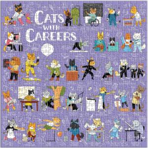 Cats with Careers Cats Jigsaw Puzzle By Galison