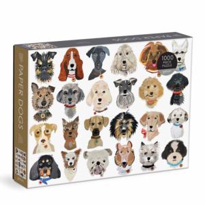 Paper Dogs Dogs Jigsaw Puzzle By Galison